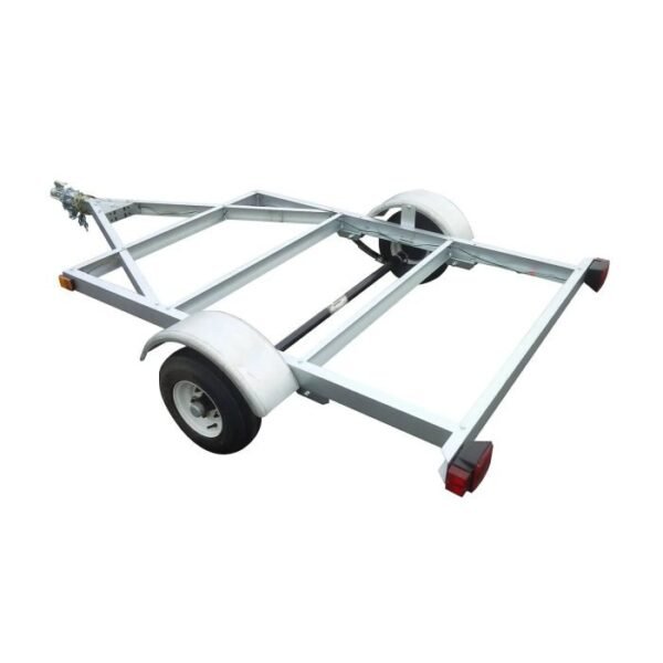 STIRLING, 4ft. x 6ft. Galvalume Kit Trailer w/8in. Wheels, Load Capacity 800 lb, Deck Length 6 ft, Deck Width 4 ft, Model# 48-072-KO8 (Copy) - Image 4