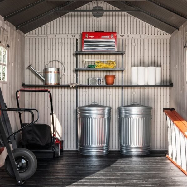 8 ft. W x 12.5 ft. D Plastic Storage Shed - Image 6