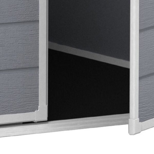 Manor 6 x 8 FT Vertical Storage Shed Made Of Extremely Durable Resin with Ventilation - Image 8