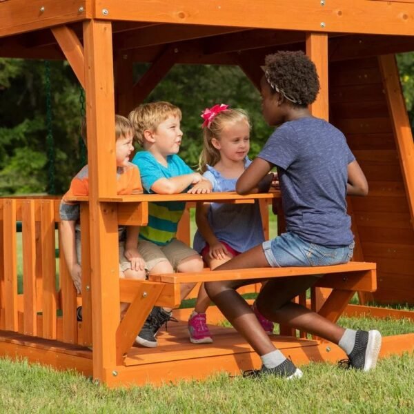 Backyard Discovery Skyfort II Swing Set - Image 4