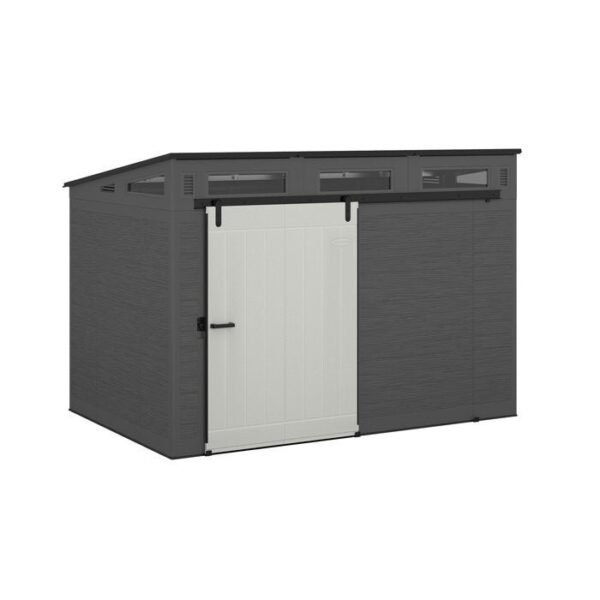 Suncast Modernist 10 ft. W X 7 Ft. D Barn Door Resin Storage ShedSuncast Modernist 10 ft. W X 7 Ft. D Barn Door Resin Storage Shed - Image 3