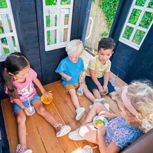 Backyard Discovery Skyfort III Cedar Swing Set w/ Tube Slide – DIY - Image 3