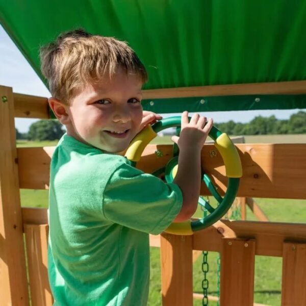 Backyard Discovery Mount McKinley All Cedar Wood Swing Set - Image 3