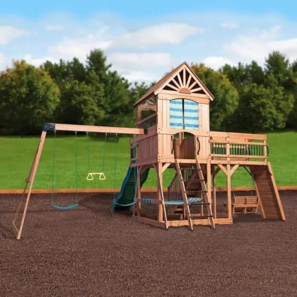 Backyard Discovery Caribbean Cedar Swing Set - Image 7