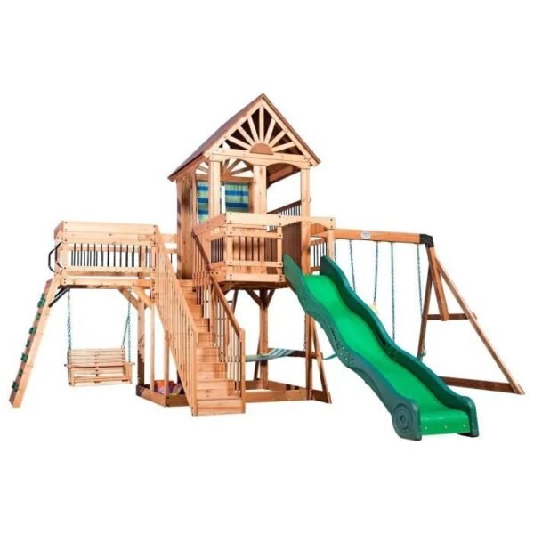 Backyard Discovery Caribbean Cedar Swing Set - Image 8