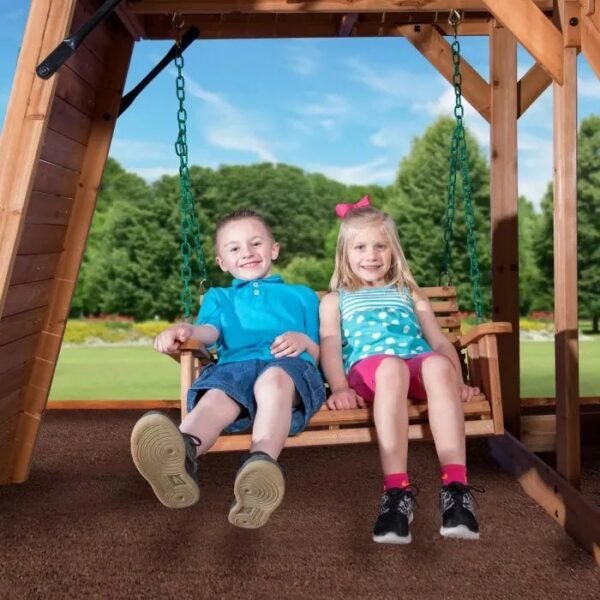 Backyard Discovery Caribbean Cedar Swing Set - Image 4