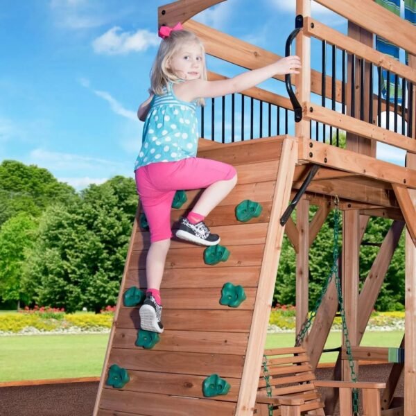 Backyard Discovery Caribbean Cedar Swing Set - Image 2